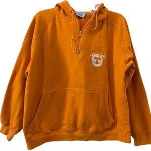 Tennessee Volunteers Pullover Boys XL Orange Half Zip Casual NCAA Cotton